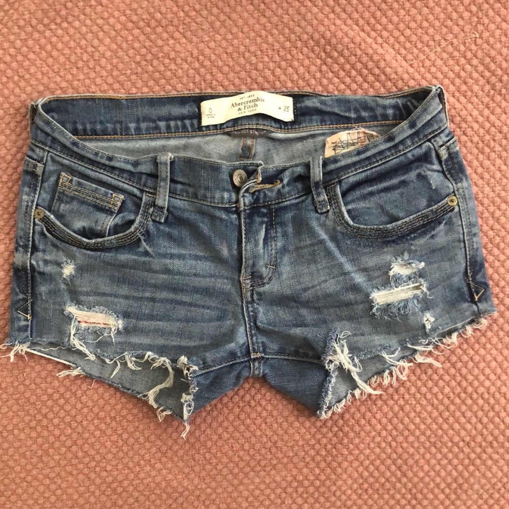 Abercrombie Jean Cutoff Shorts